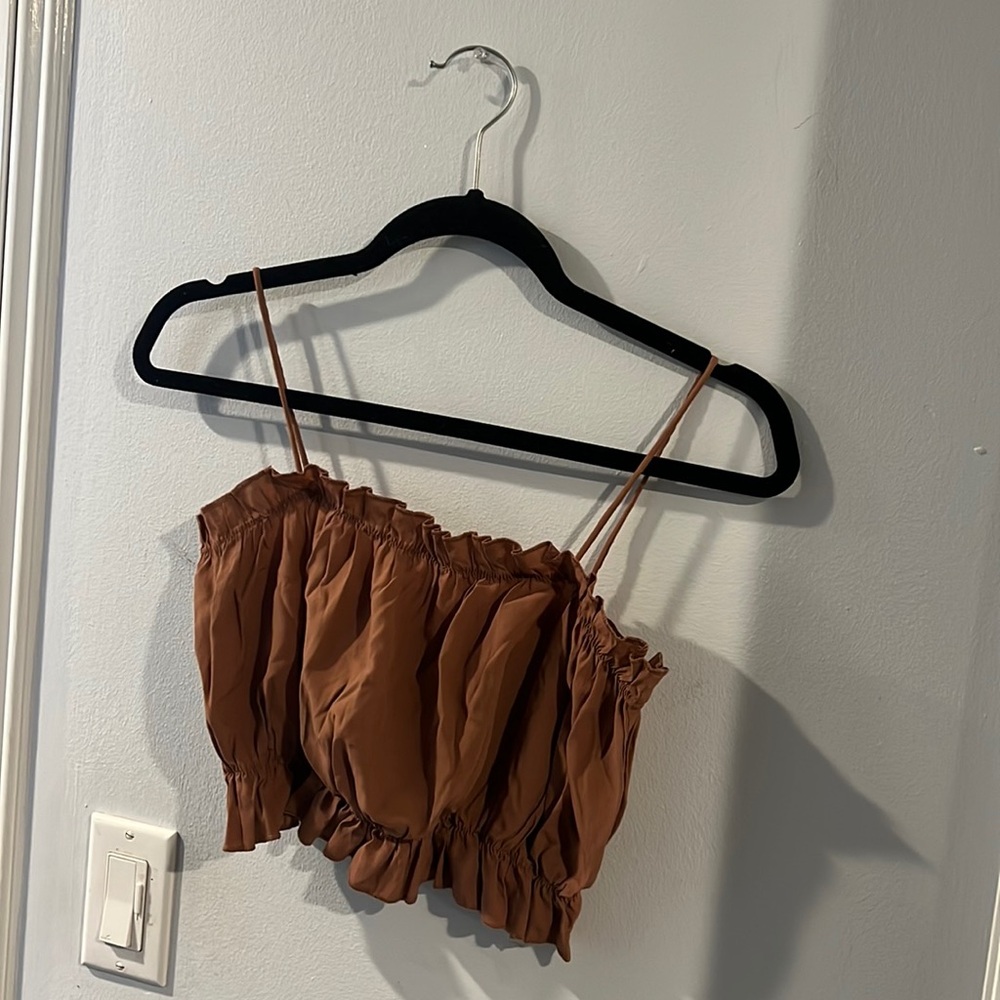 SHEIN light brown spaghetti strap top